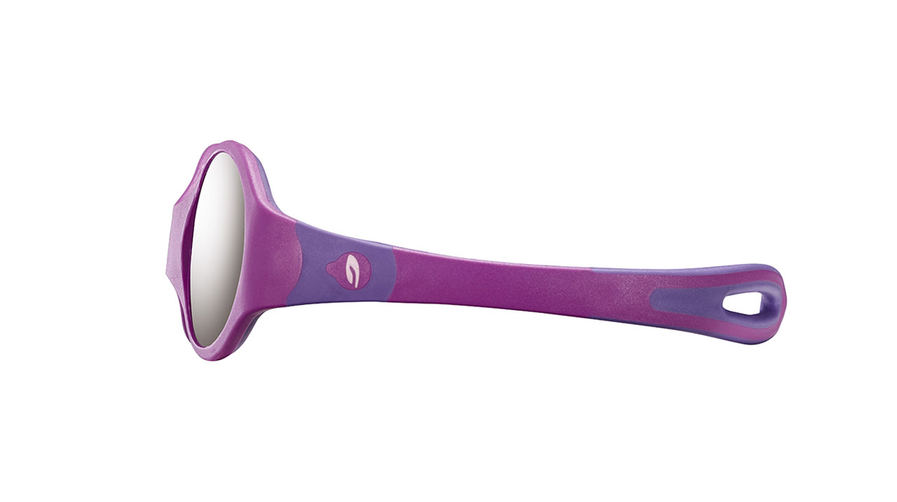 Paire de lunettes de soleil Julbo Js533 loop m couleur mauve - Côté droit - Doyle